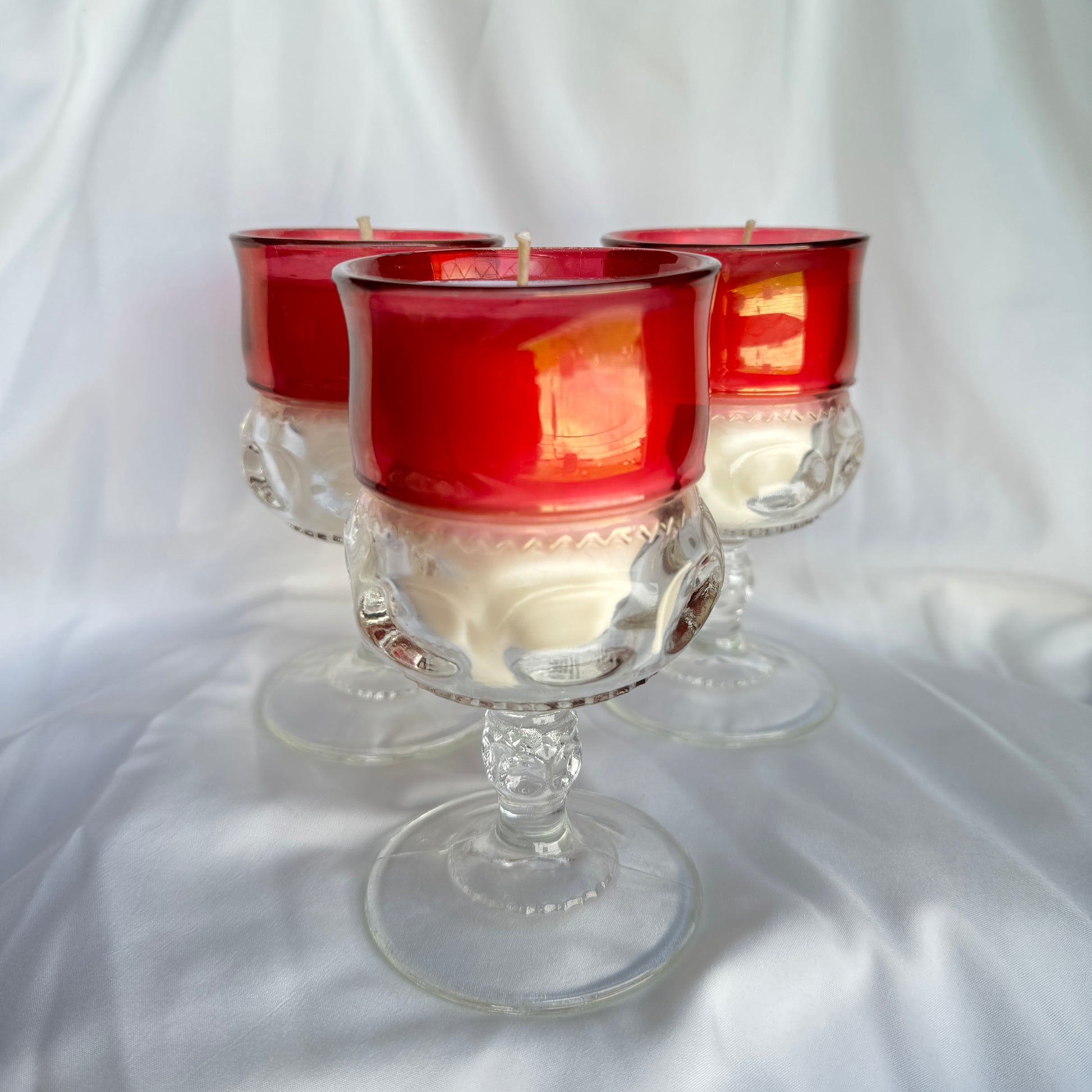 Large Ruby Goblet